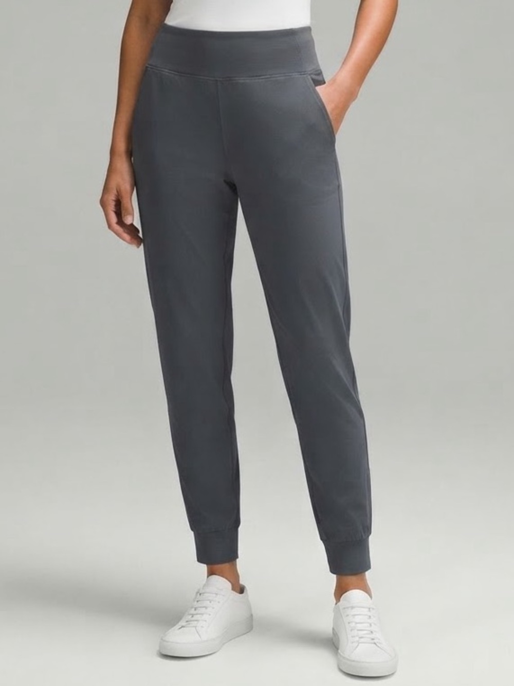 Free Fly Bamboo Breeze Pull On Jogger Pants Charcoal Gray Athleisure Small
